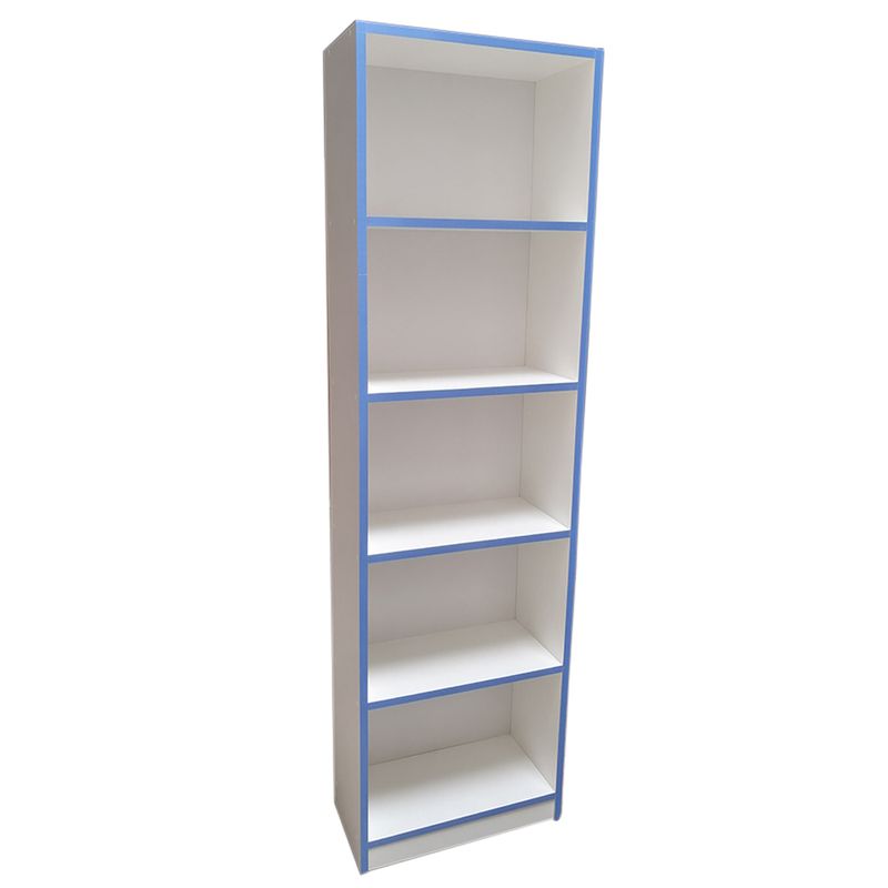 Librero_Juvenil_Blanco_Borde_Azul