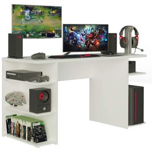 Escritorio Gamer Janeiro Blanco 130cm
