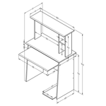 Escritorio_Computo_Estante_Wengue
