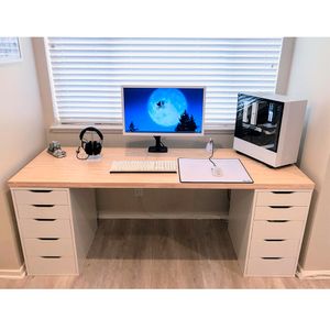 Escritorio Gamer de Melamina Malva 180cm