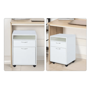 Mesa Auxiliar con Ruedas Blanco