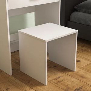 Silla para Tocador de Maquillaje Blanco