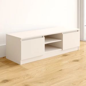 Centro de Entretenimiento Moderno Blanco 120cm