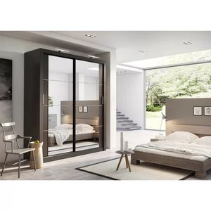 Closet de Melamina Moderno Wengue 180cm