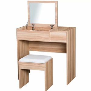 Escritorio Tocador de Melamina Malva 80cm