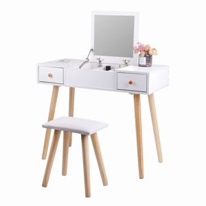 Tocador de Melamina Vintage Blanco 90cm