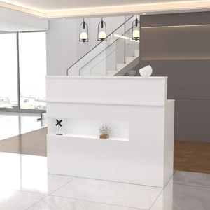 Counter de Recepción Moderno Con luces 120cm