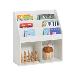 Librero Infantil Moderno Blanco 80cm