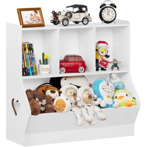 Estante Juguetero Moderno Blanco 80cm
