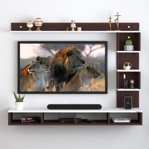 Mueble para TV Flotante Wengue 43 Pulgadas