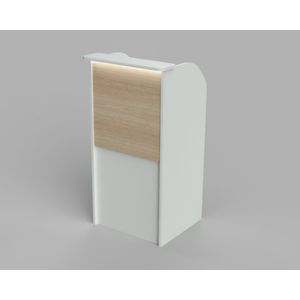 Counter de Recepción Blanco Malva 60cm