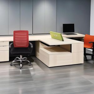 Silla de Oficina Giratorio Rojo MC406