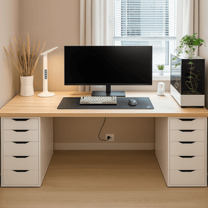 Escritorio Gamer de Melamina Malva 180cm