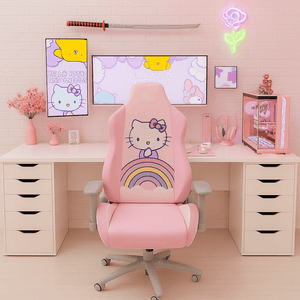 Escritorio Gamer de Melamina Led Blanco 180cm