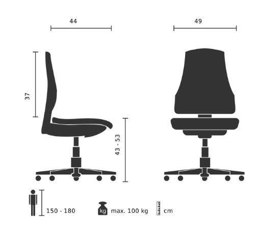 silla de tocador f