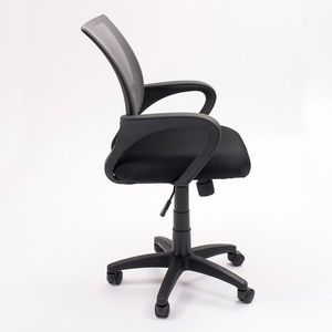 Silla de Escritorio Giratorio Negro MC403