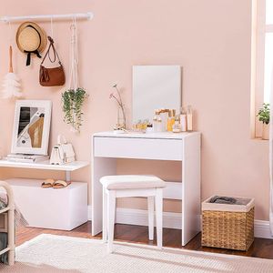 Tocador de Maquillaje Blanco 70cm