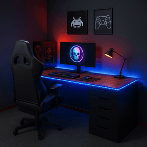 Escritorio Gamer Moderno 180cm